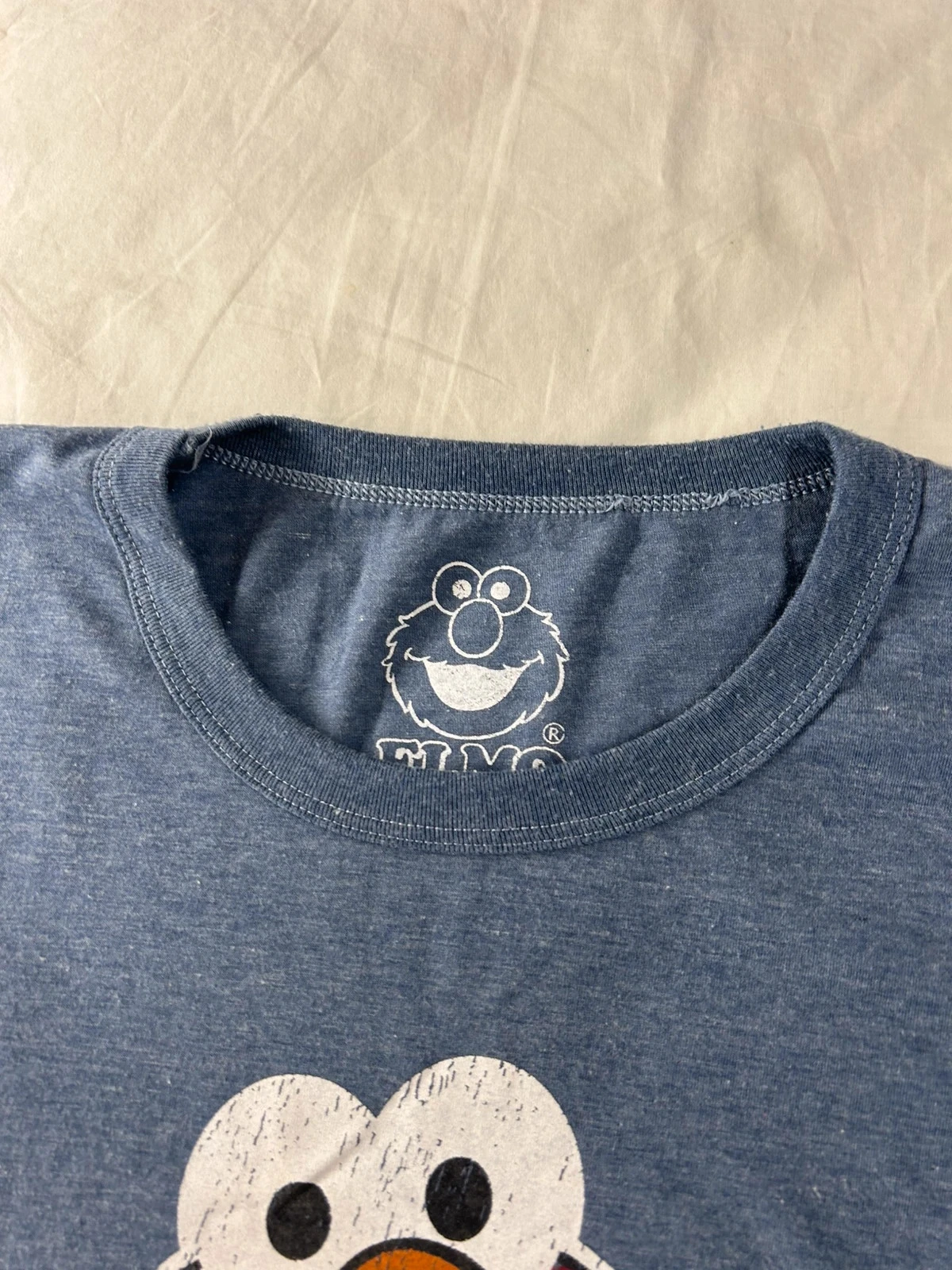 Blauw T-shirt met the boss elmo print maat M – photo 3